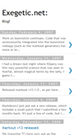 Mobile Screenshot of blog.exegetic.net